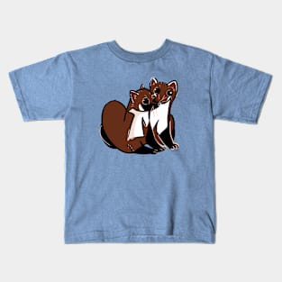 Stone martens in love Kids T-Shirt